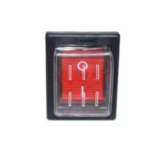 Chave Interruptor Iluminado vermelho 10A